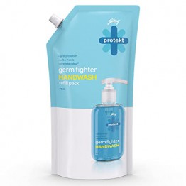 Godrej Protekt Germ Fighter Aqua Hand Wash Refill Pouch 725 ml